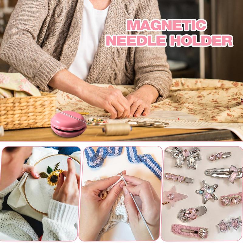 Needle Minder Magnet - ニードルマインダーマグネット 磁気ピンホルダー マカロンニードルホルダー 磁気ニードルマインダー 針仕事 磁気ニードルホルダー