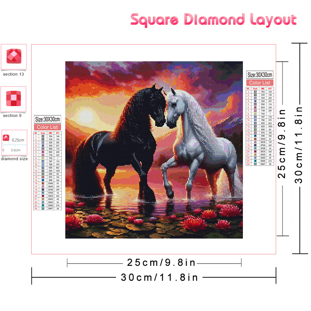 Huacan-aichiひまわりダイヤモンド絵画セット、モザ - Embroidery Horse のレビューと価格