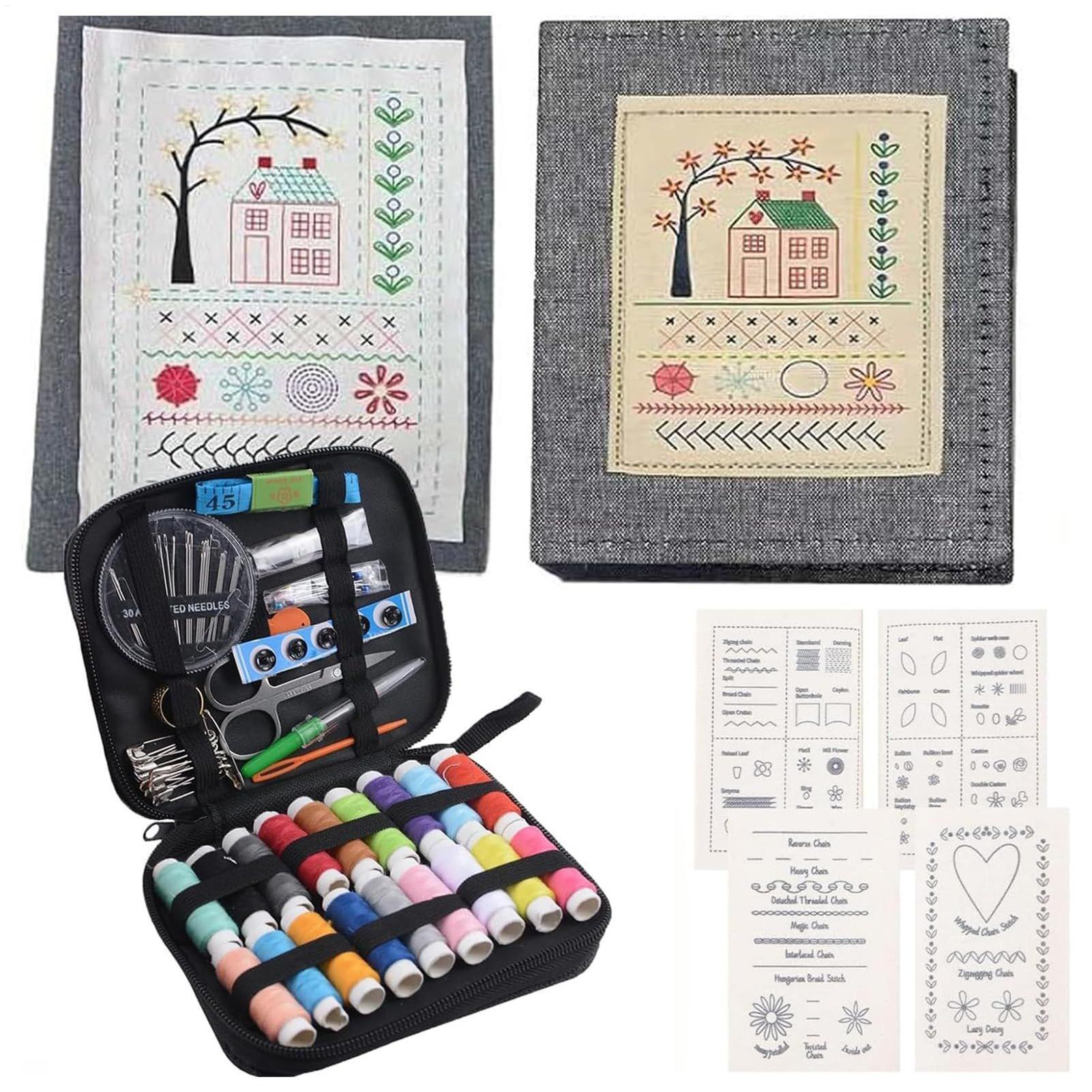 初心者向けの刺繍ステッチブック DIY ソーイングブック ス - Embroidery Guide Paper のレビューと価格