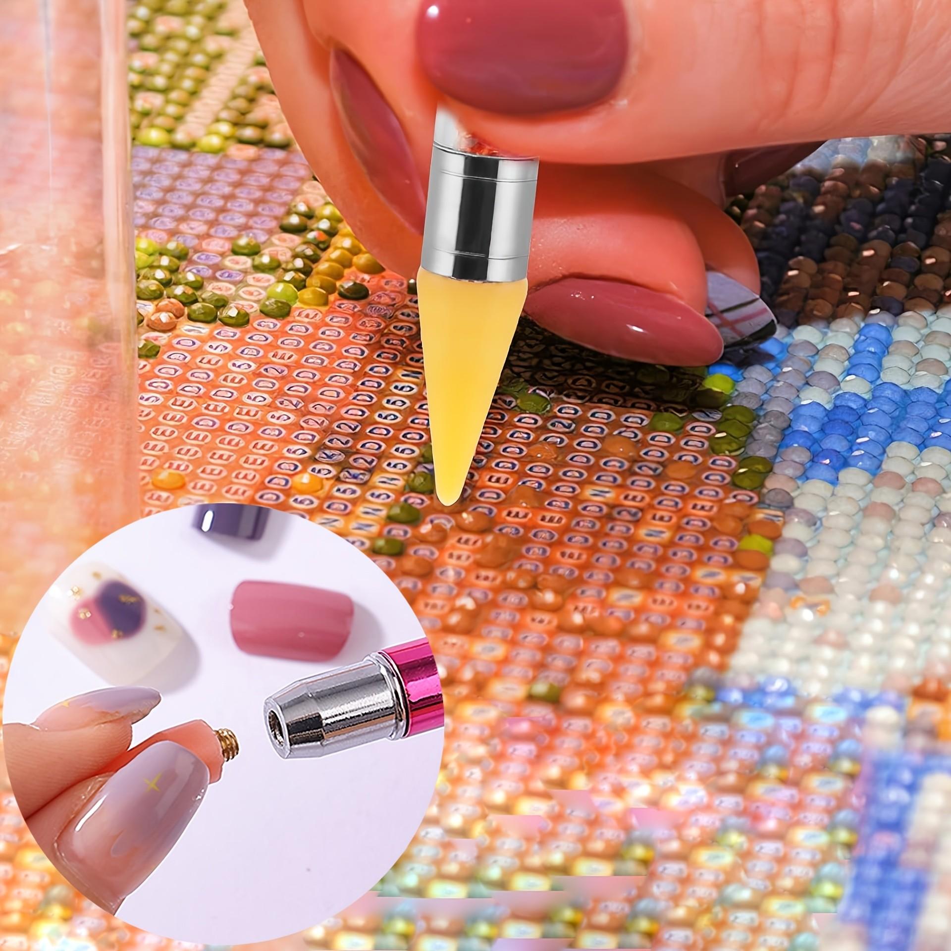 ワックス不要の自己粘着ダイヤモンドペインティングペン、ダイヤ - Embroidery Artwork のレビューと価格