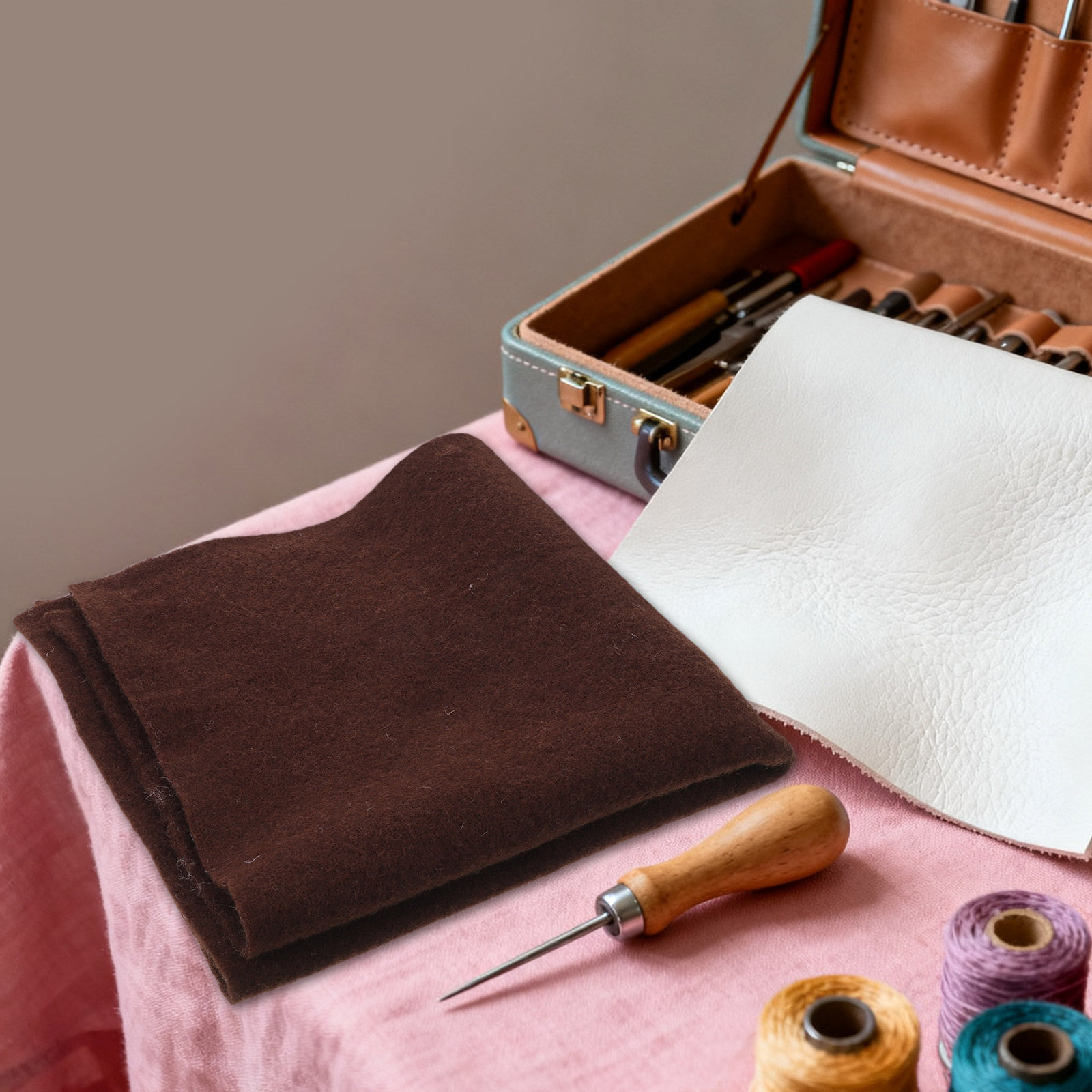 2枚組ウールフェルトクラフトシート プレミアムニードルフェル - Felt Sheet Wool のレビューと価格