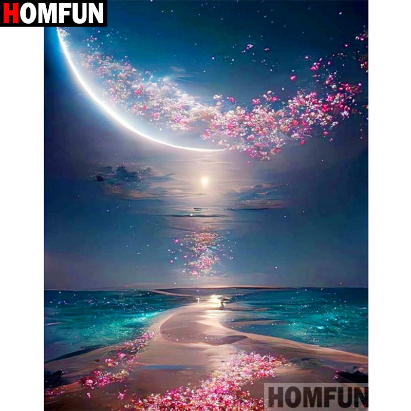 Homfun-ラインストーンで飾る5d,日曜大工のダイヤモン - Embroidery Roll Pattern のレビューと価格