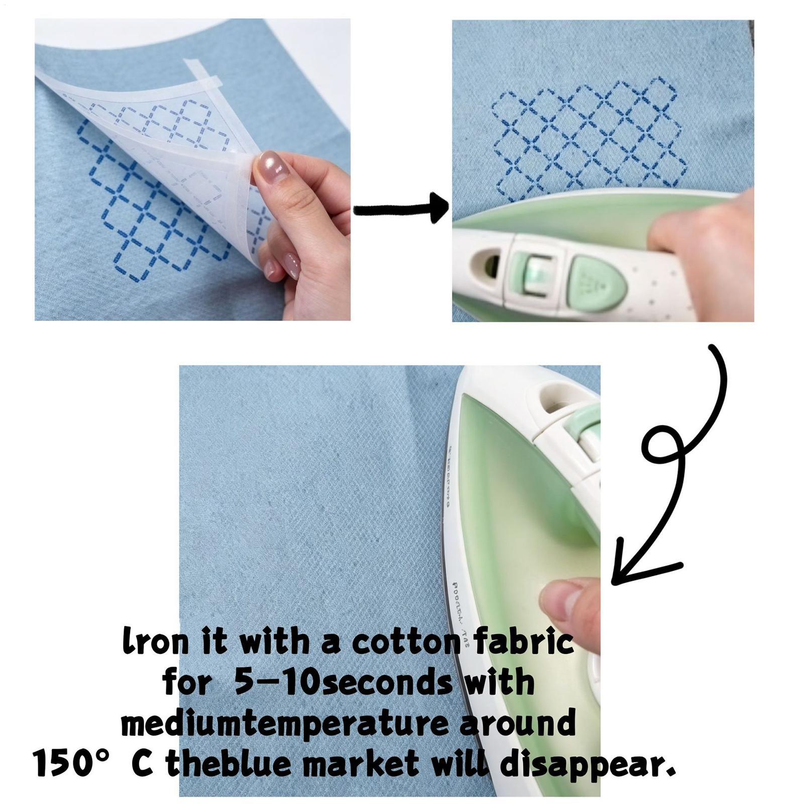 40g/缶 熱消去可能な布用クリーム アイロンオフパターン転 - Embroidery Stitch のレビューと価格