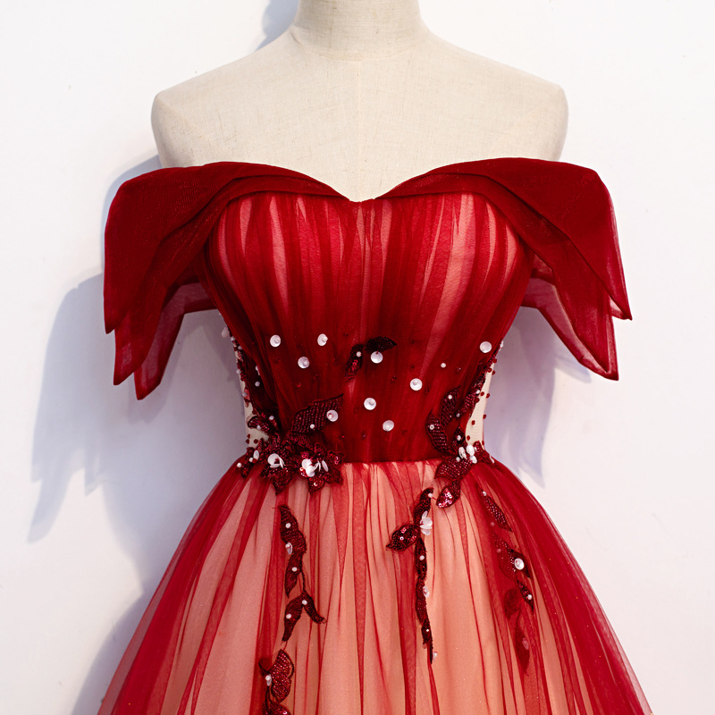 2026年新作 夏 ロングスタイル フェアリー イブニングド - Embroidery Organza のレビューと価格