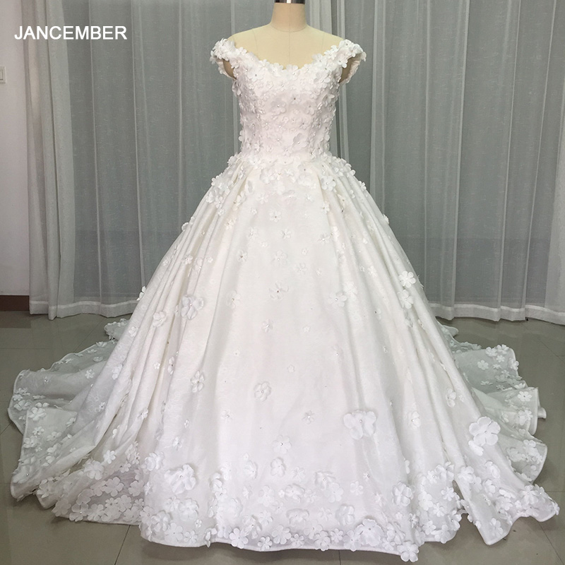 エレガントな極細のウェディングドレス花嫁のための夜会服ノース - Embroidery Organza のレビューと価格