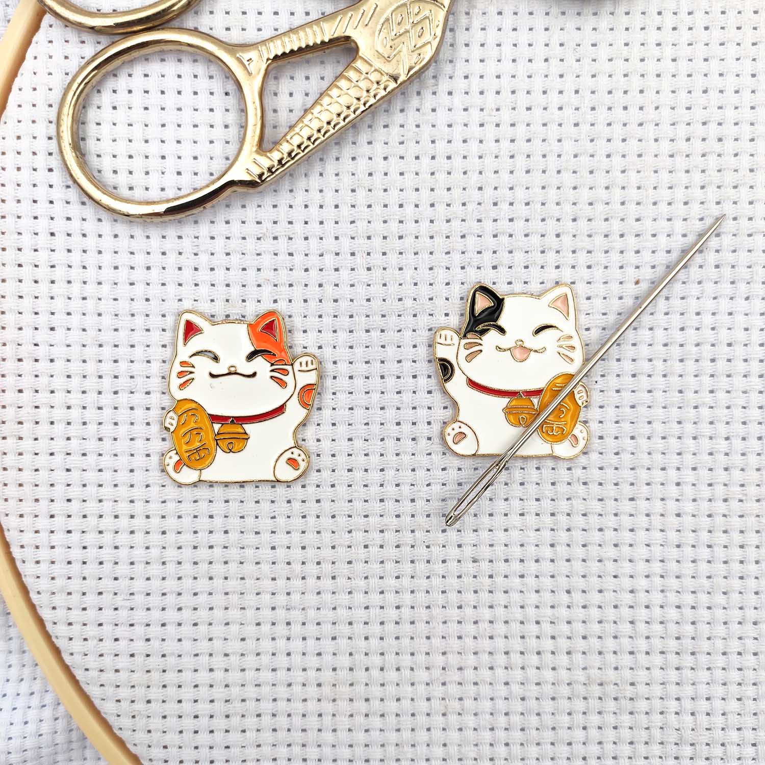 Fortune Cats 磁気ニードルマインダー クロスステ - Needle Minder Magnet のレビューと価格