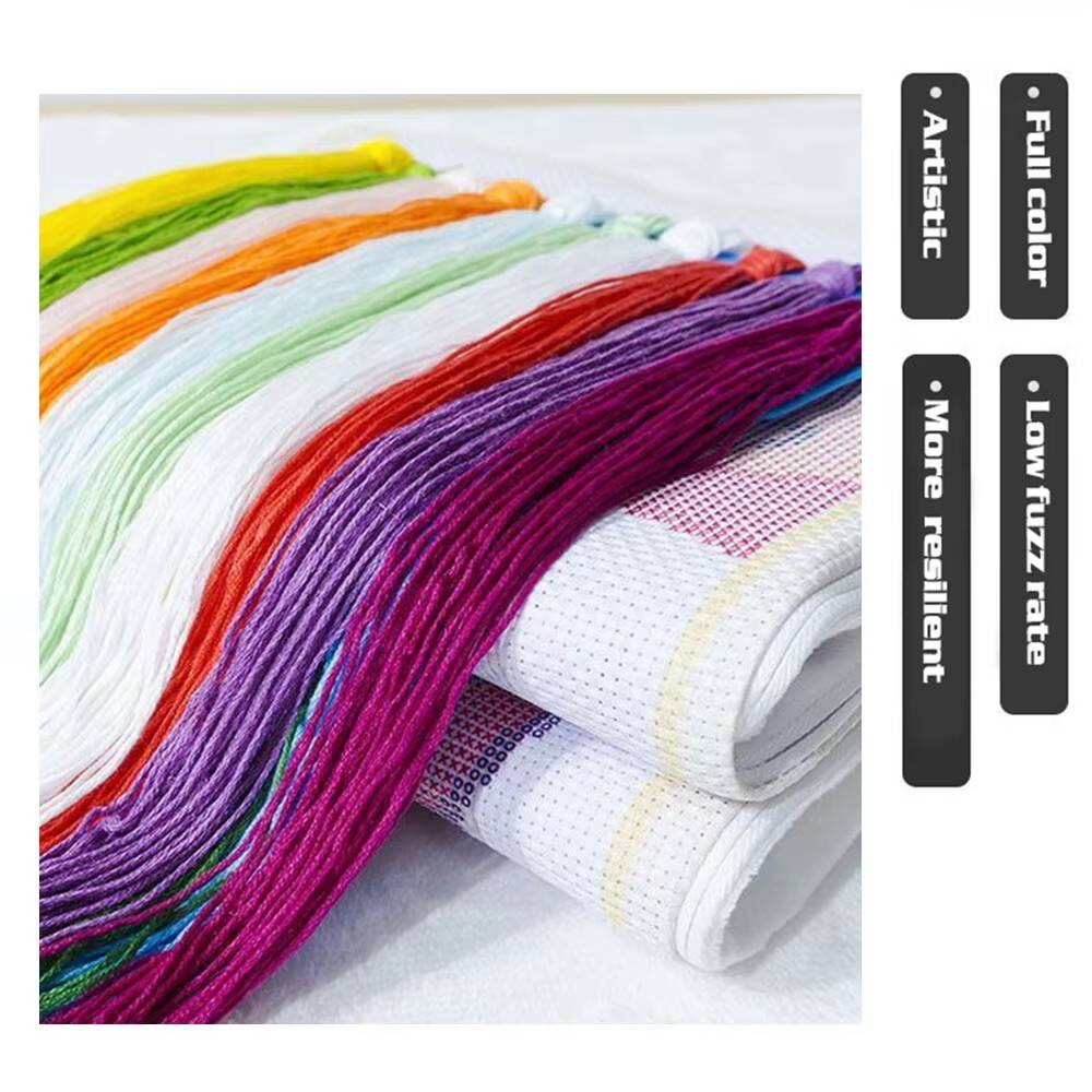 11CT 刺繍キット ローズフラワー クロスステッチ ポイン - Embroidery Guide Paper のレビューと価格
