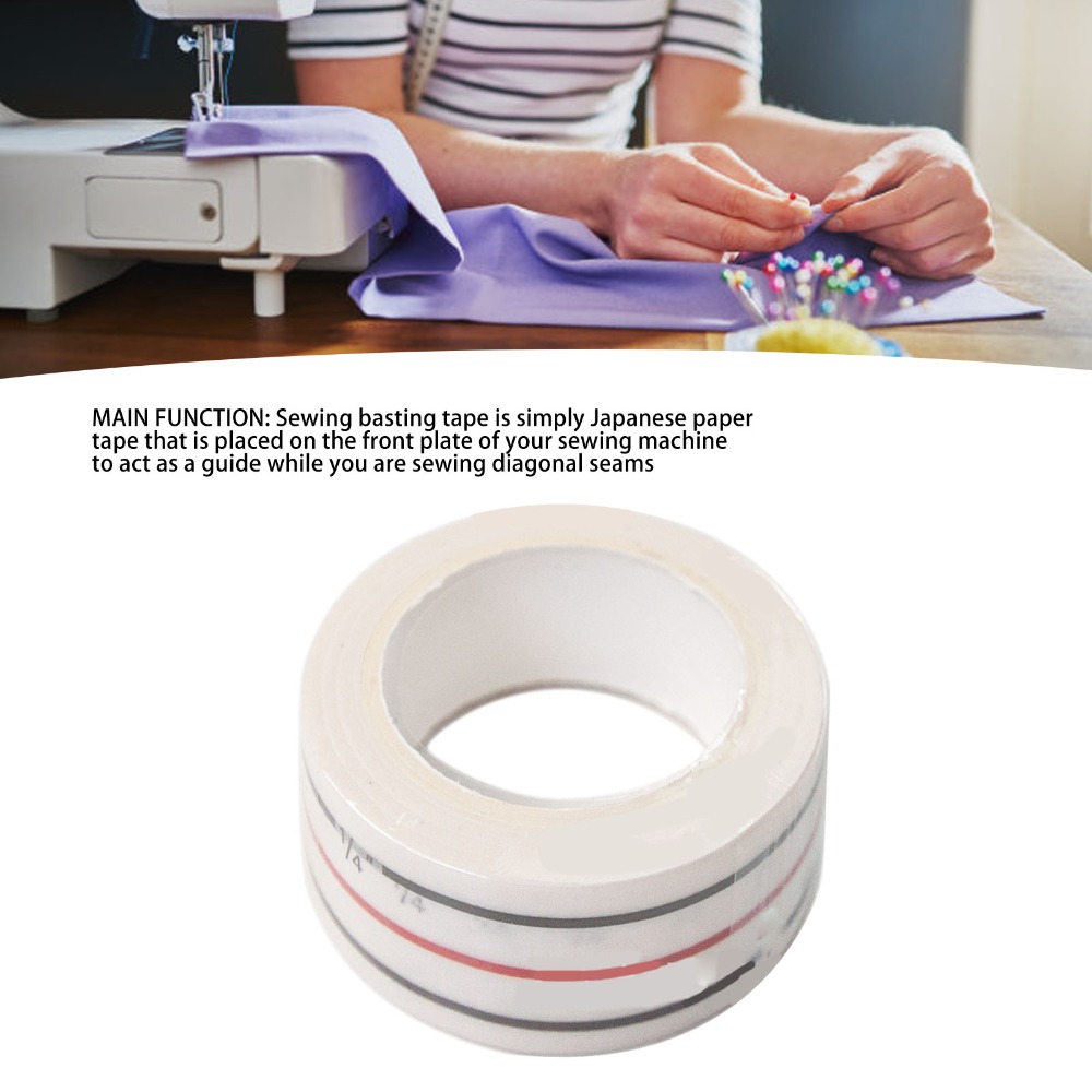 2個入り丈夫な紙製斜め縫いテープ 自己粘着性縫製用バストテー - Embroidery Guide Paper のレビューと価格