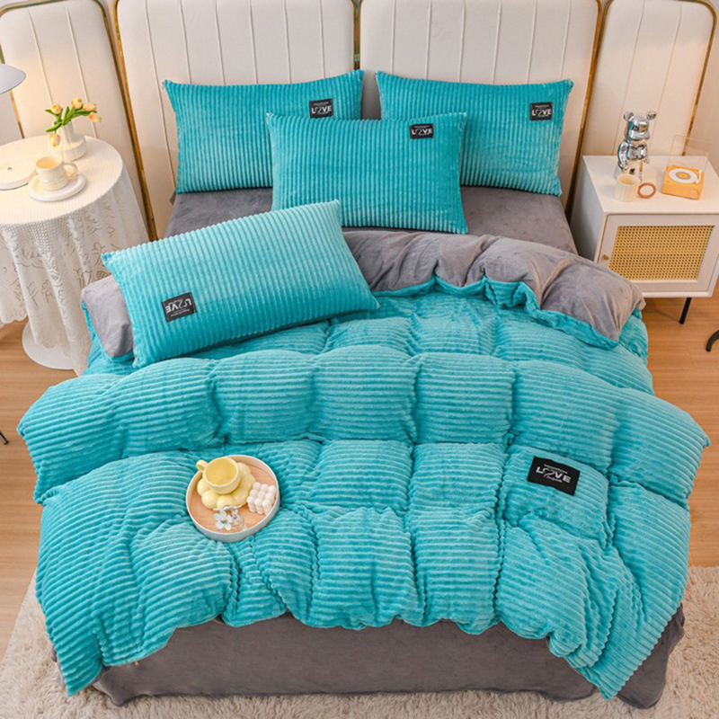 3点セット掛け布団カバー 冬用暖かい寝具セット ダブルキルト - Embroidery And Quilting のレビューと価格