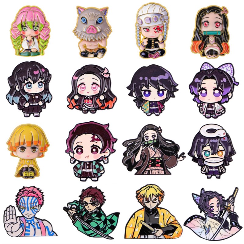 かわいい Q バージョン着物漫画キャラクターエナメルピンアニ - Embroidery Outfit のレビューと価格