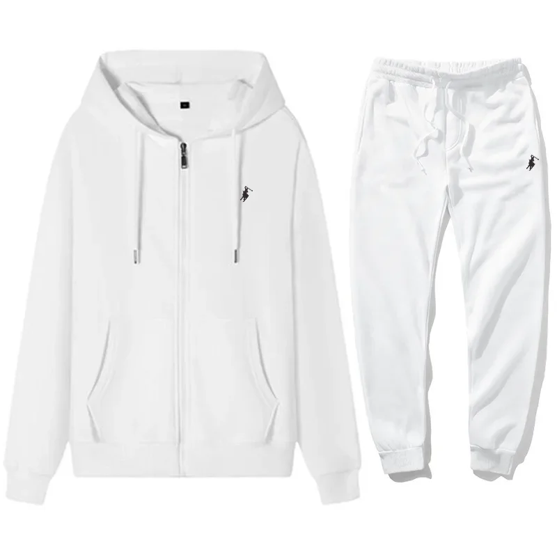 2026年メンズクラシックフーディスポーツパンツセット秋冬暖 - Embroidery Outfit のレビューと価格