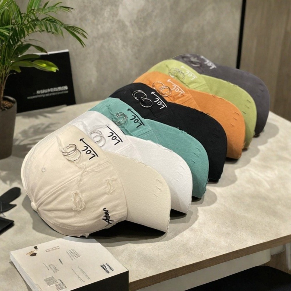 カジュアルユニセックス野球帽アッシャー刺繍アイアンリング日焼 - Embroidery Ring Sizes のレビューと価格