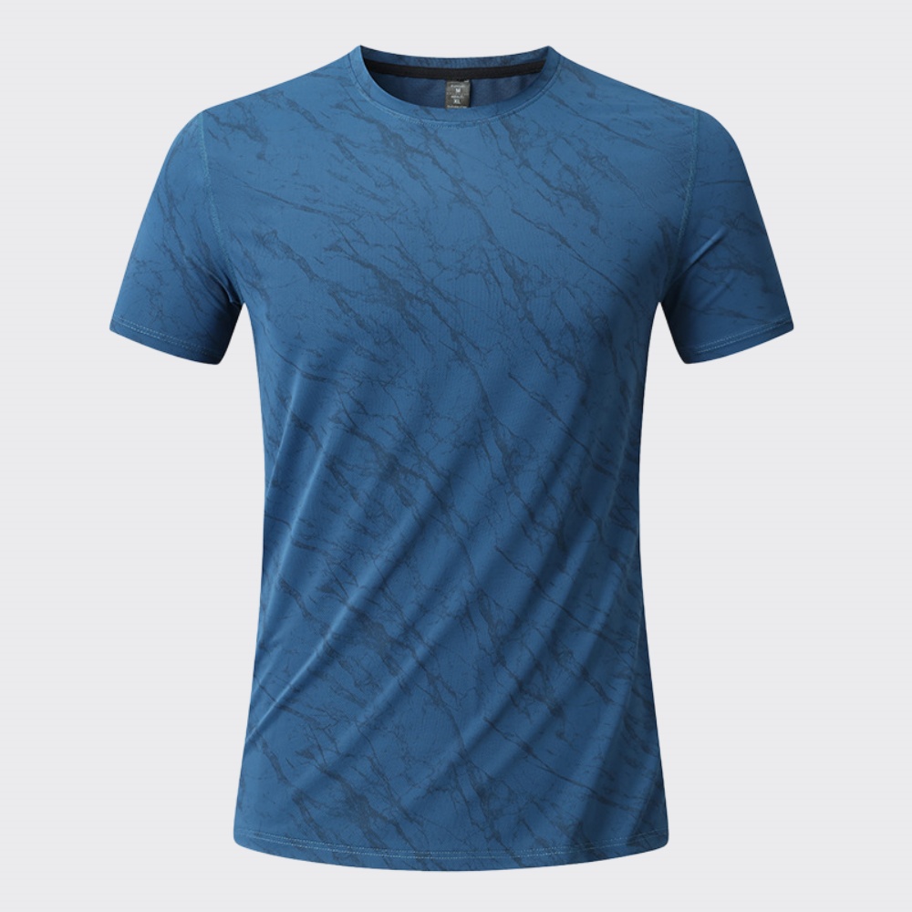 夏のメンズ速乾フィットネス Tシャツ半袖男性ジムフィットネス - Embroidery H&M のレビューと価格