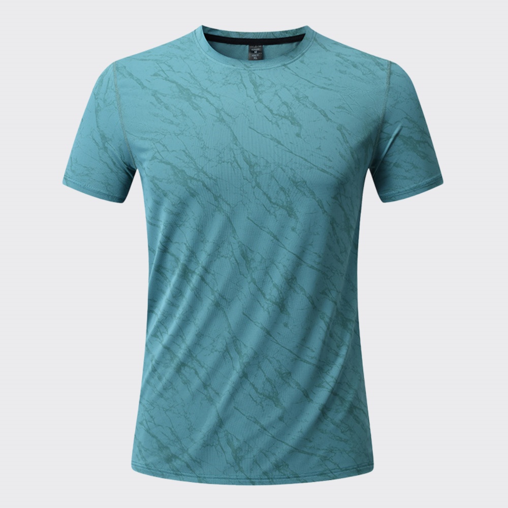 夏のメンズ速乾フィットネス Tシャツ半袖男性ジムフィットネス - Embroidery H&M のレビューと価格