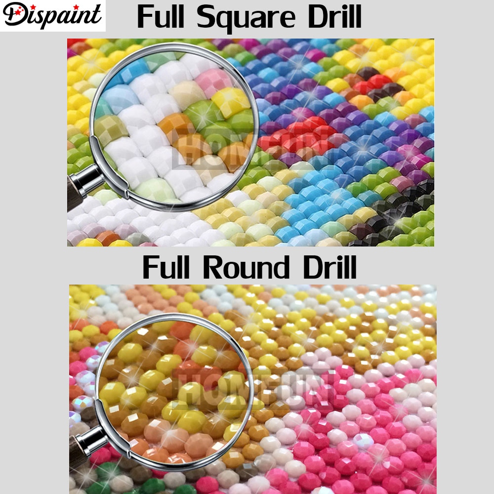 Dispaint フルスクエア/ラウンドドリル 5D DIY - Embroidery Horse のレビューと価格