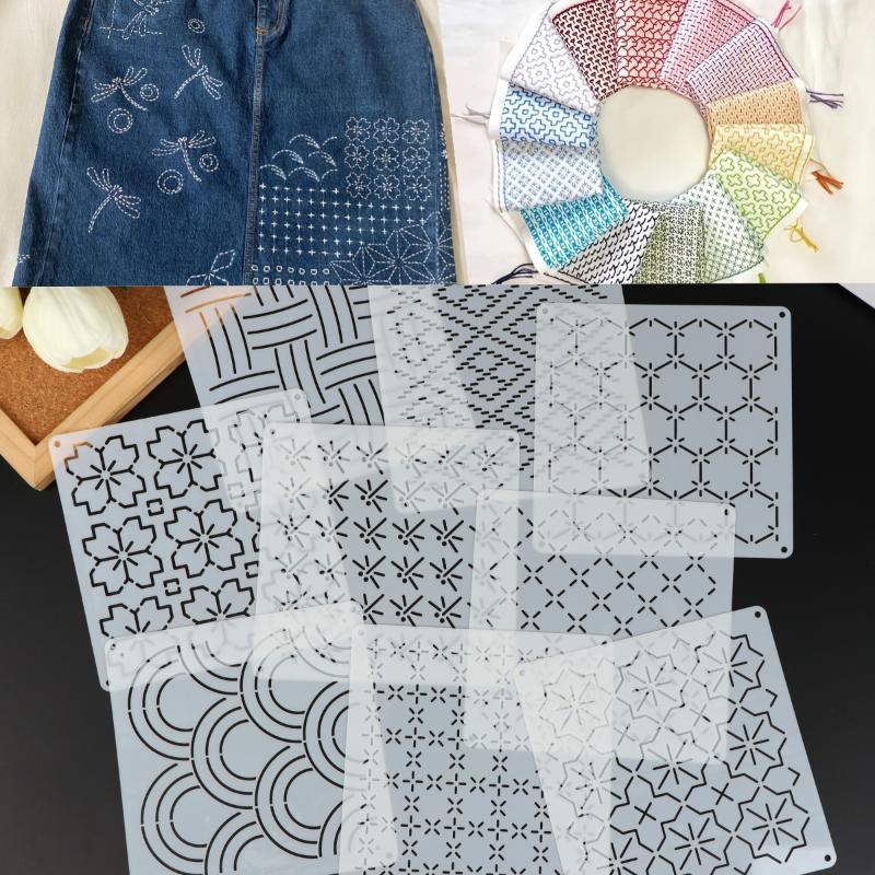 9 個/32 個刺し子刺繍テンプレート再利用可能な PET  - Embroidery And Quilting のレビューと価格