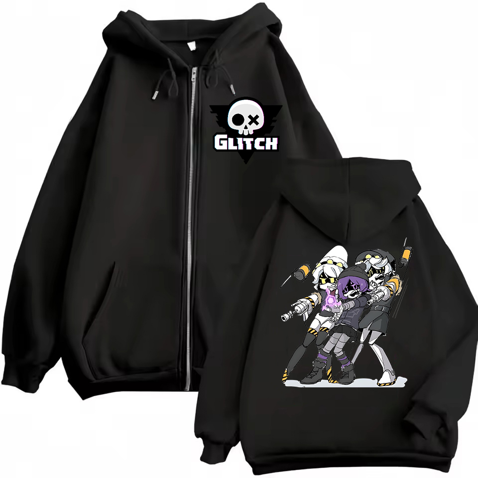 アニメ「殺人ドローン」ジッパーフーディー、漫画「ウージー」と - Embroidery Zip Up Hoodie のレビューと価格