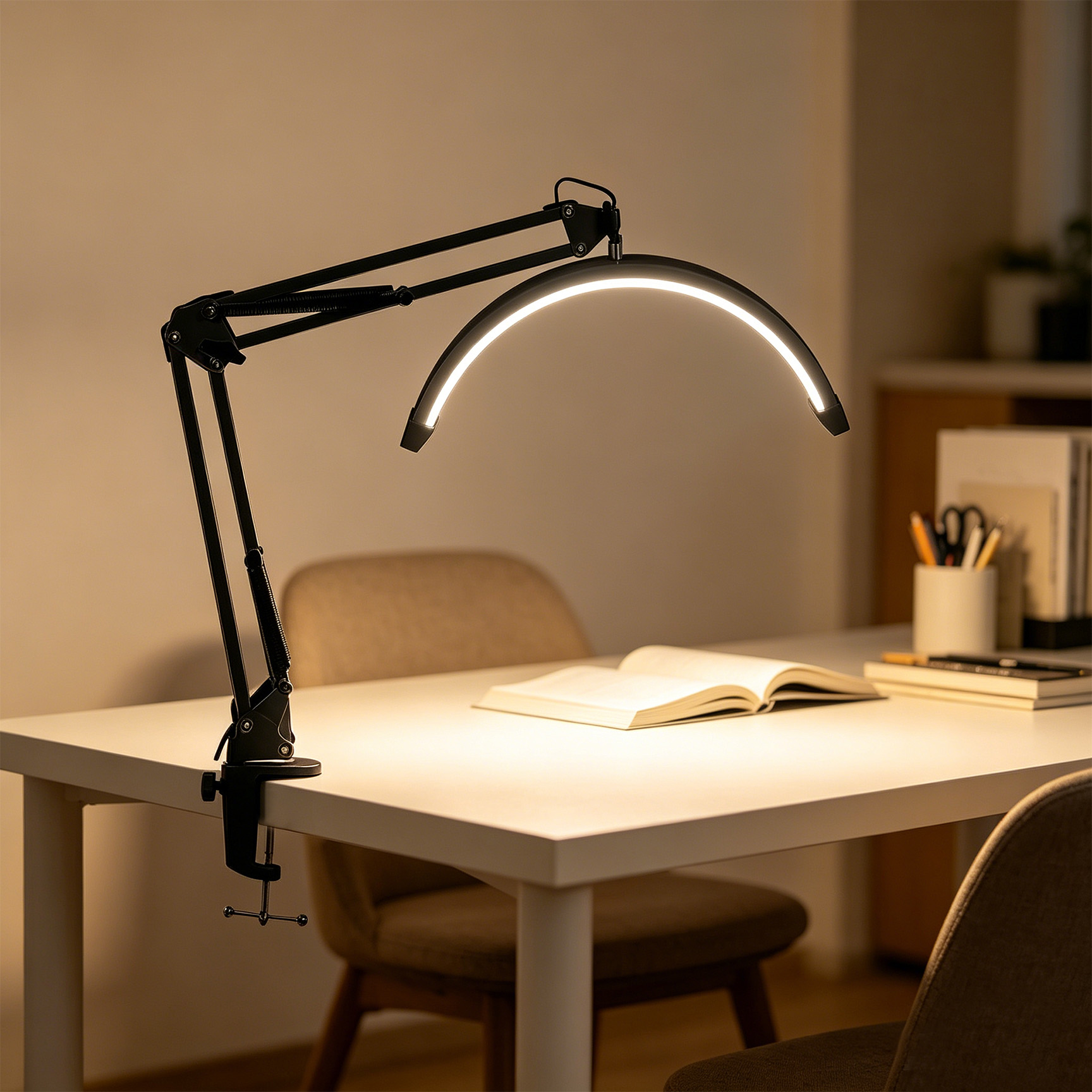 16インチU字型ハーフムーンビューティーランプLEDアイプロ - Embroidery Eyebrow のレビューと価格