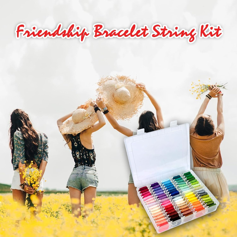100%コットン刺繍糸キット、収納ケース付き、クロスステッチ - Embroidery Stitch のレビューと価格