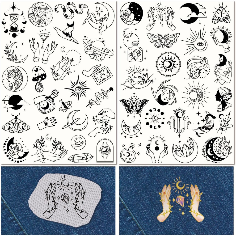 51 個自由奔放に生きる月太陽水溶性刺繍スタビライザーパター - Embroidery Stitch のレビューと価格